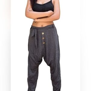 Thaluta Gray Harem Pants One Size